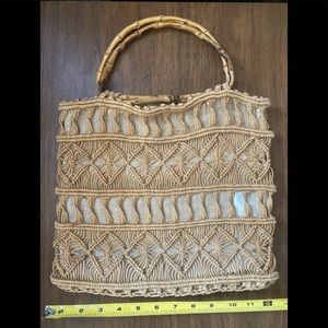 Vintage Macramé Purse / Handbag